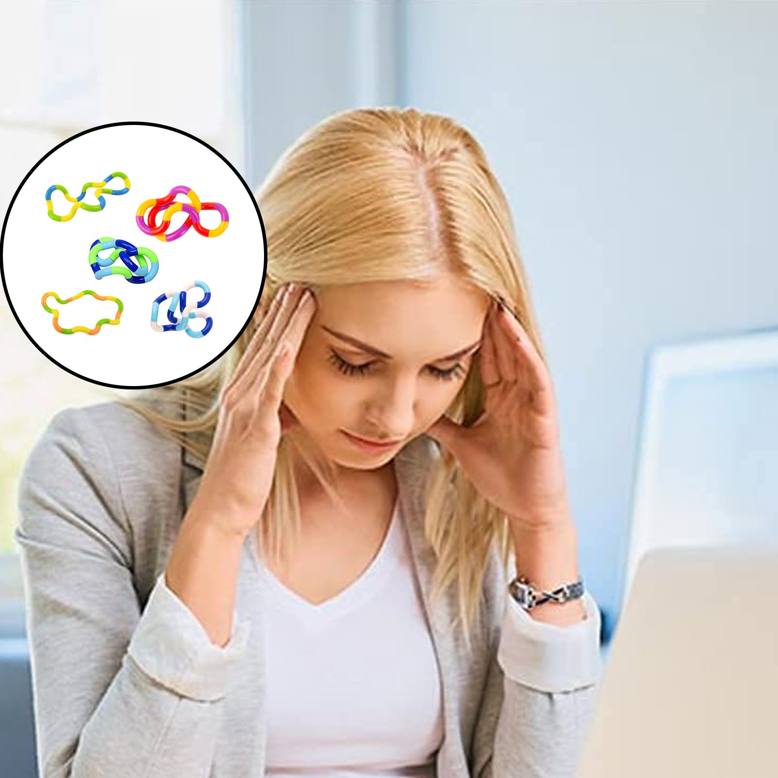 Fidget Twister, 5 sztuk zabawek ręcznych, antystresowych zabawek dekompresyjnych, dla autyzmu, dla dzieci i dorosłych