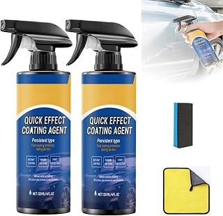 2026 New Quick Effect Coating Agent for Car, Upgrade Scratch Repair Spray, Car Coating Spray for Shine and Protection, Hydrophobic Nano Coating Provides Long Lasting Gloss