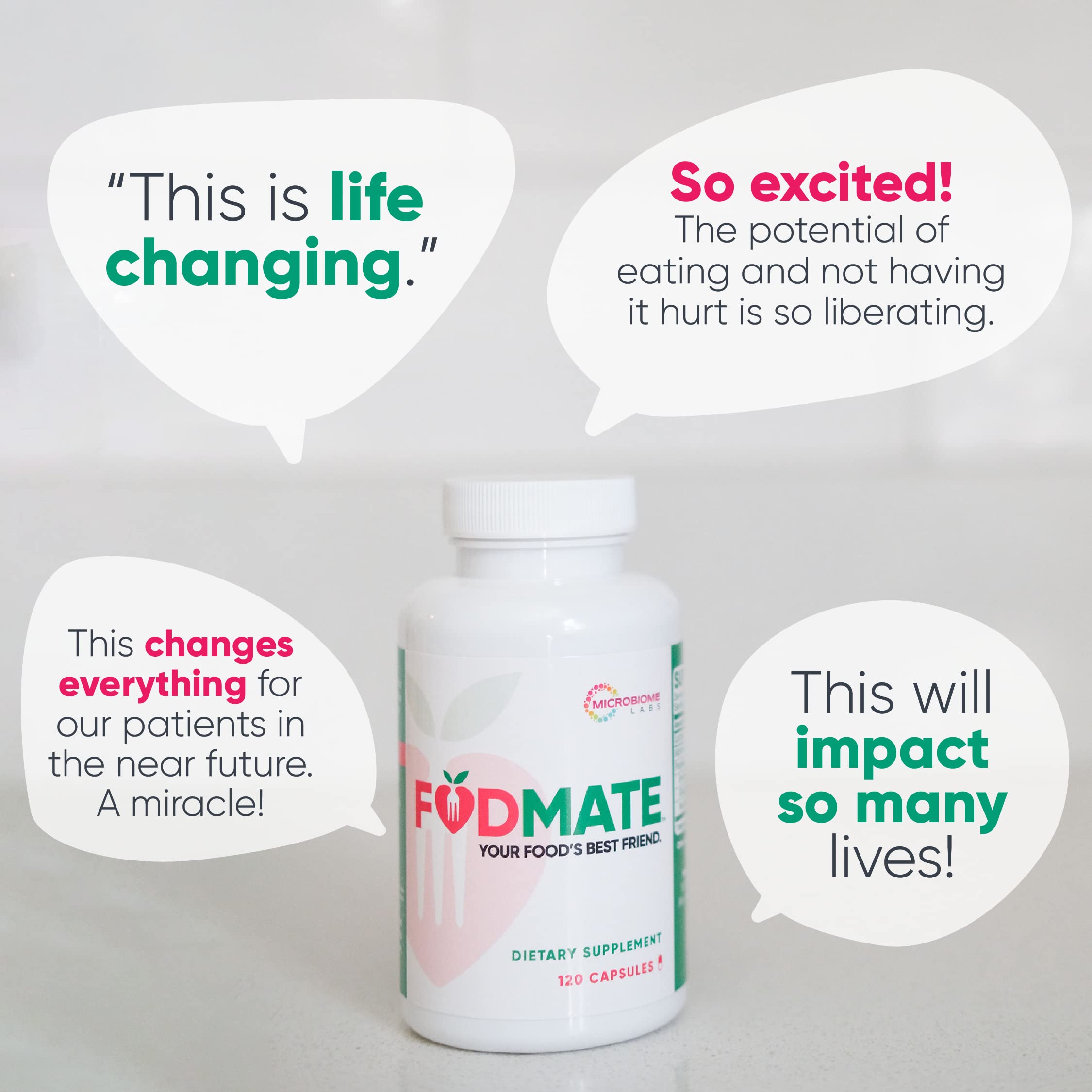 Buy Microbiome Labs FODMATE Digestive Enzymes Enzymes for Digestion