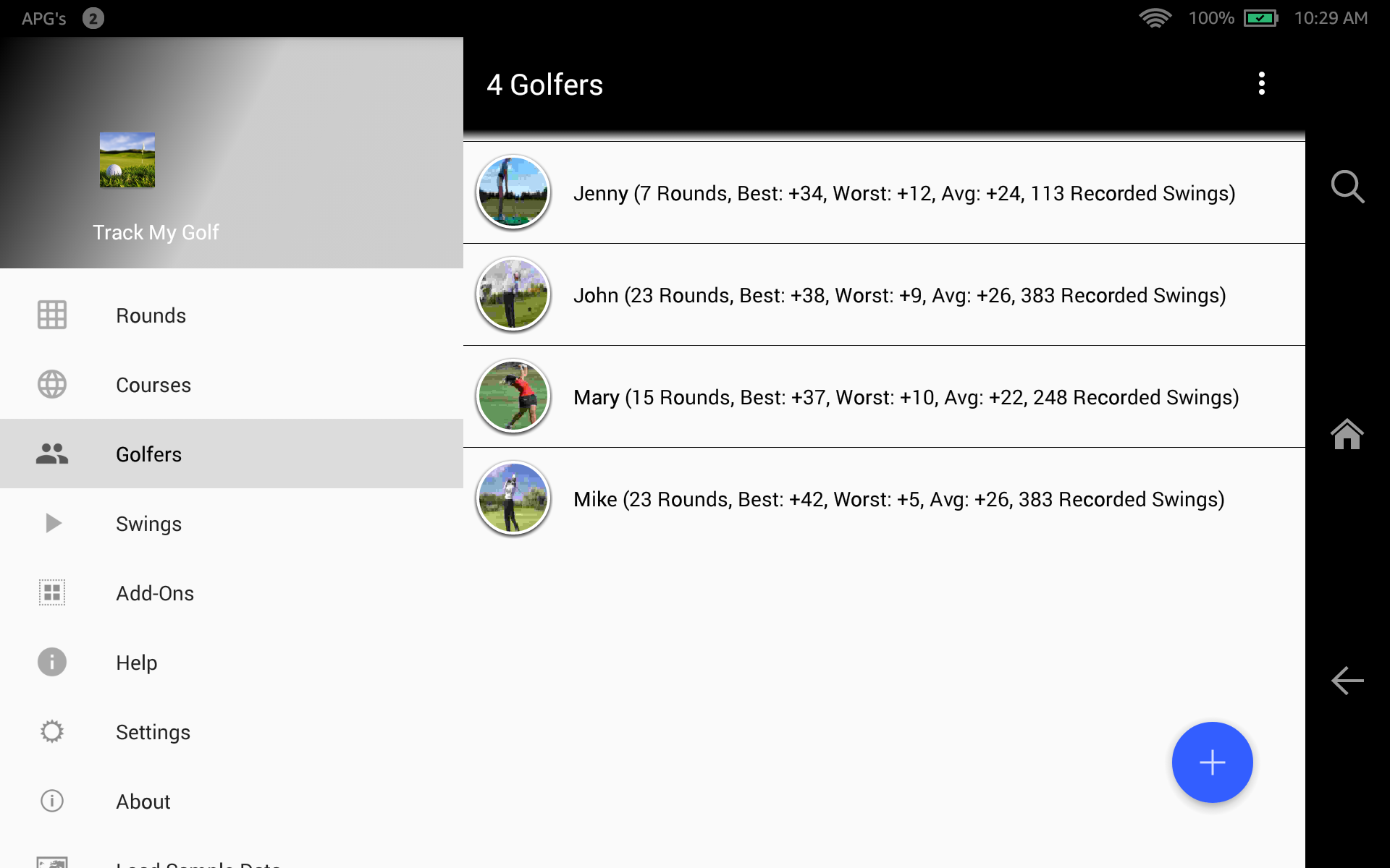 Track My Golf App