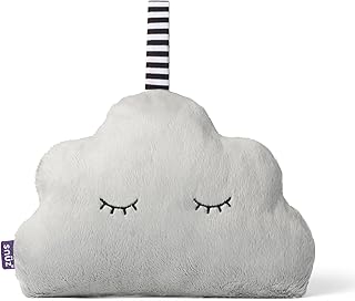 SnuzCloud 3-in-1 White Noise Machine - Baby Sleep Aid with Soothing Pink Noise and Sensory Lights, Newborn Essential for The Cot, Crib, and More, Adjustable Volume, Lightweight and Portable