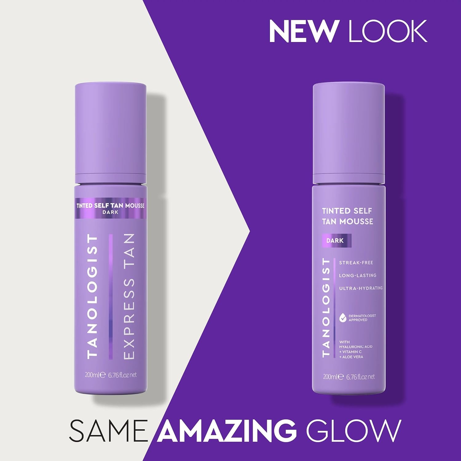 Tanologist Dark Self Tan Mousse, Tinted Self-Tanning Mousse, Streak-Free, Natural Glow, No Fake Tan Smell Or Orange Tone, Long Lasting, Clean Ingredients, Vegan, 6.76 fl. oz/200 ml Bottle - Image 7