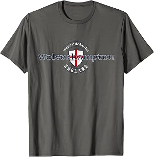 Wolverhampton West Midlands English Flag T-Shirt