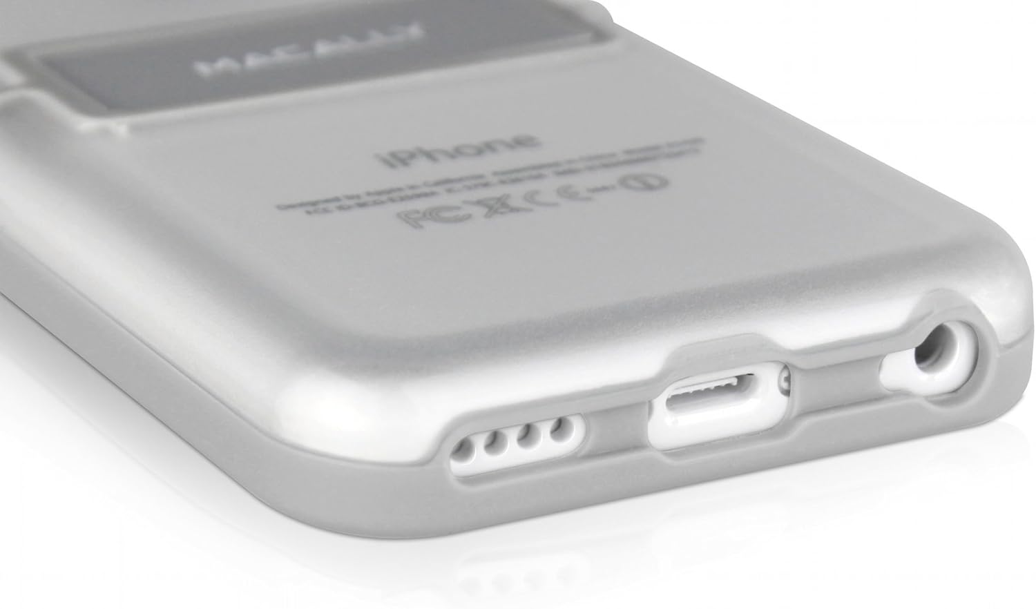 Macally KStand Case with Stand for iPhone 5C (Grey) 17982