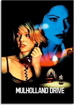 Mulholland Drive Movie Poster Wall Art Thriller Suspense Movie Canvas Prints Classic Movies Poster For Home Office Cinema Decorations Unframed 12"x8"