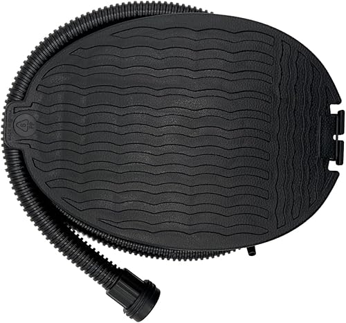 Miniatura 7 de Sandhill Tools Bomba de pie de aire de alto volumen de lujo para inflables con manguera de 42 pulgadas de largo, pelota de yoga, cama de campamento,