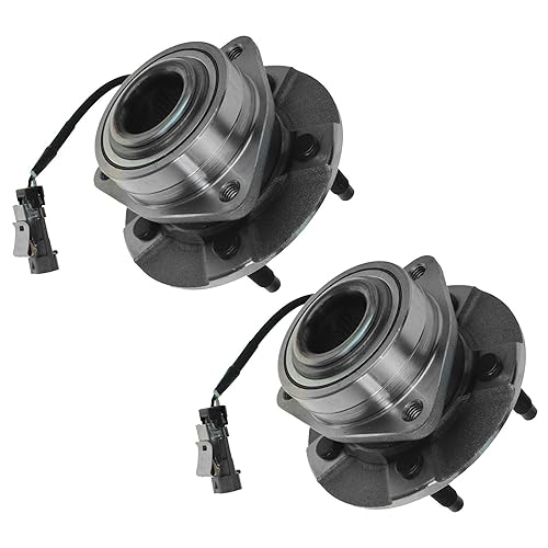 Miniatura 847 de TRQ Juego de 2 rodamientos de rueda delantera y conjunto de cubo compatible con Ford Mustang 2005-2007 2005-2014