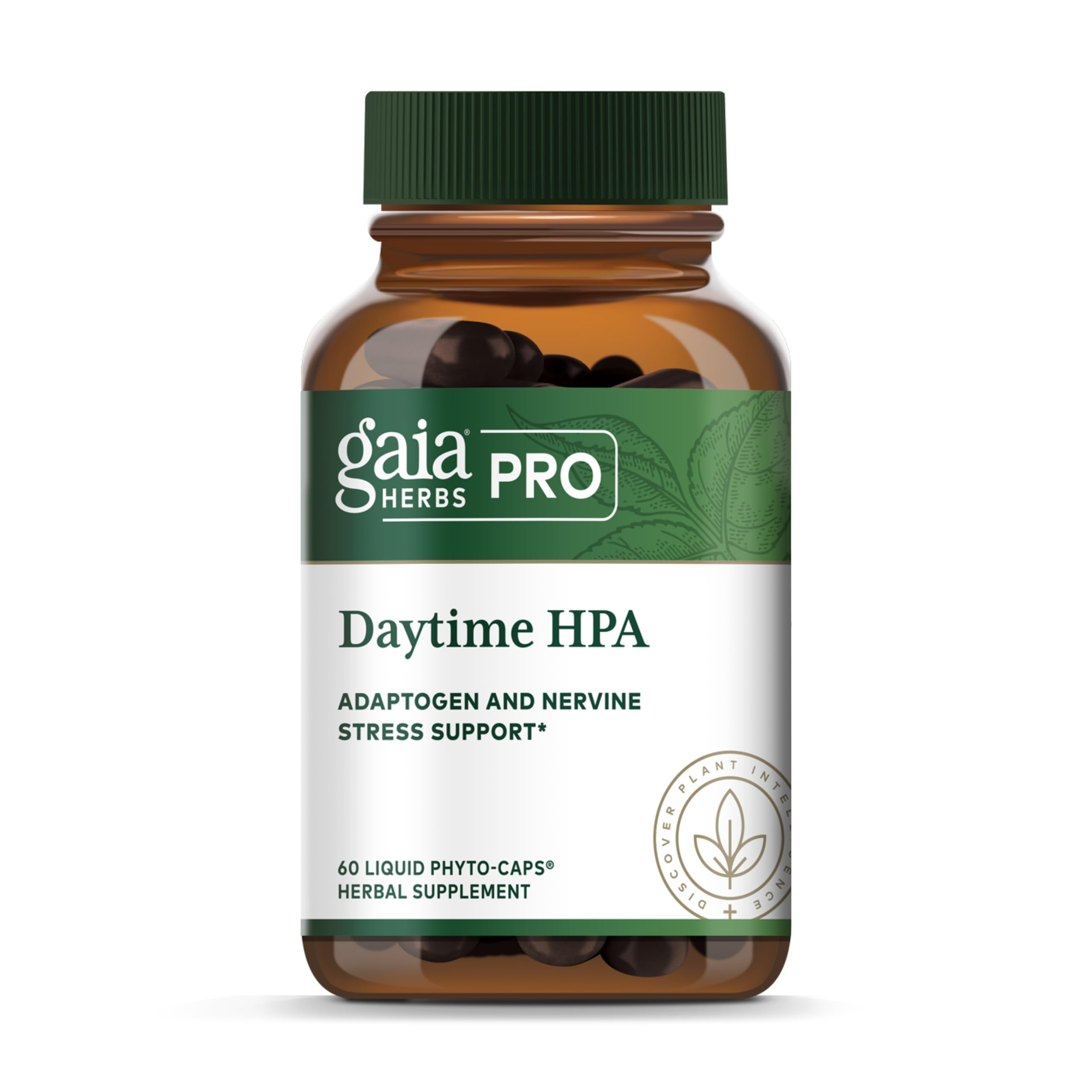 Gaia Herbs HPA Axis: Daytime Maintenance 60 Liquid Caps