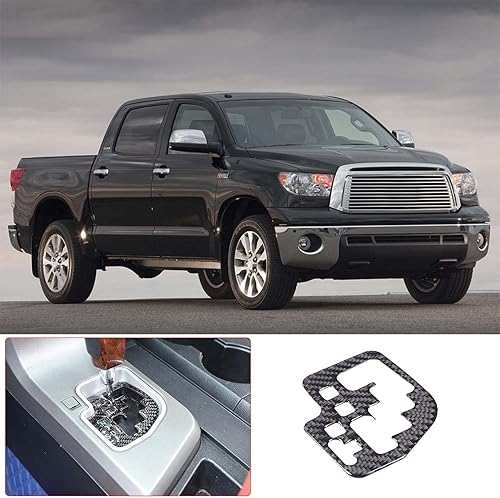 Miniatura 2 de Adhesivo para marco indicador de engranajes para Toyota Tundra 2007-2013, accesorios de consolas centrales, cubierta decorativa interior automotriz
