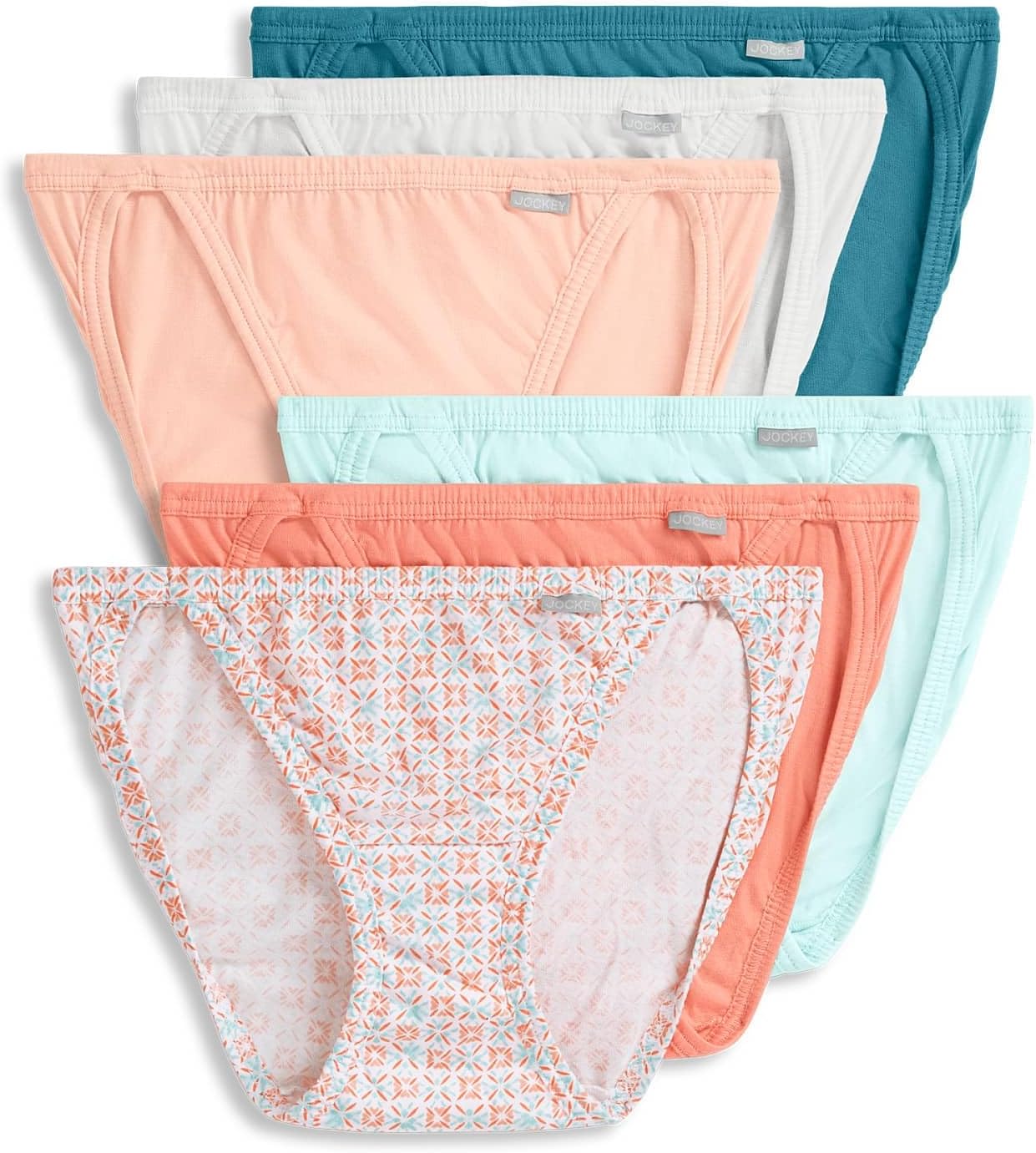 Jockey Women's Underwear Elance String Bikini - 6 Pack