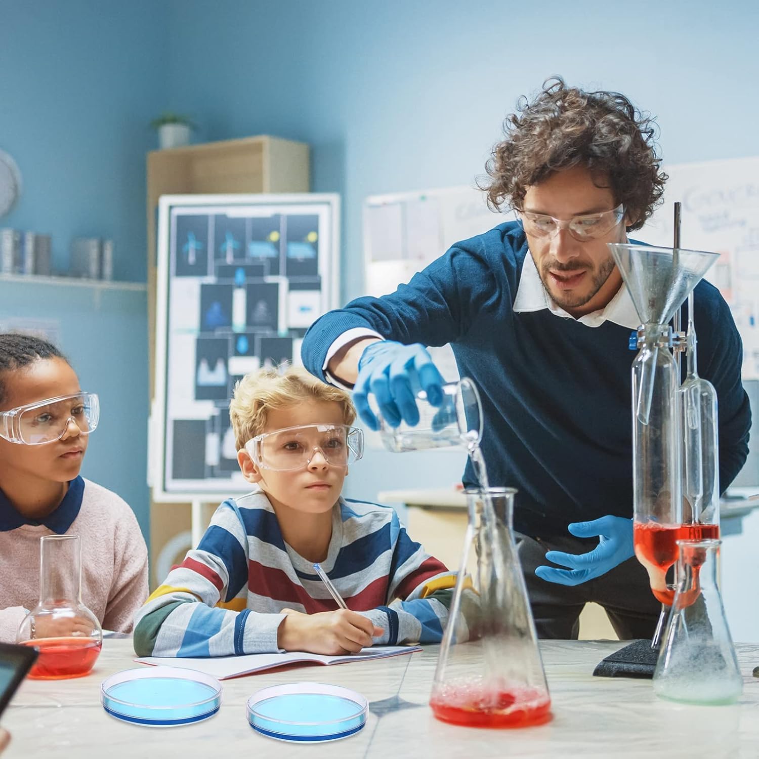 Set 30 Ciotole Di Petri Sterili - 35 Mm Per Colture Batteriche - Foto 4