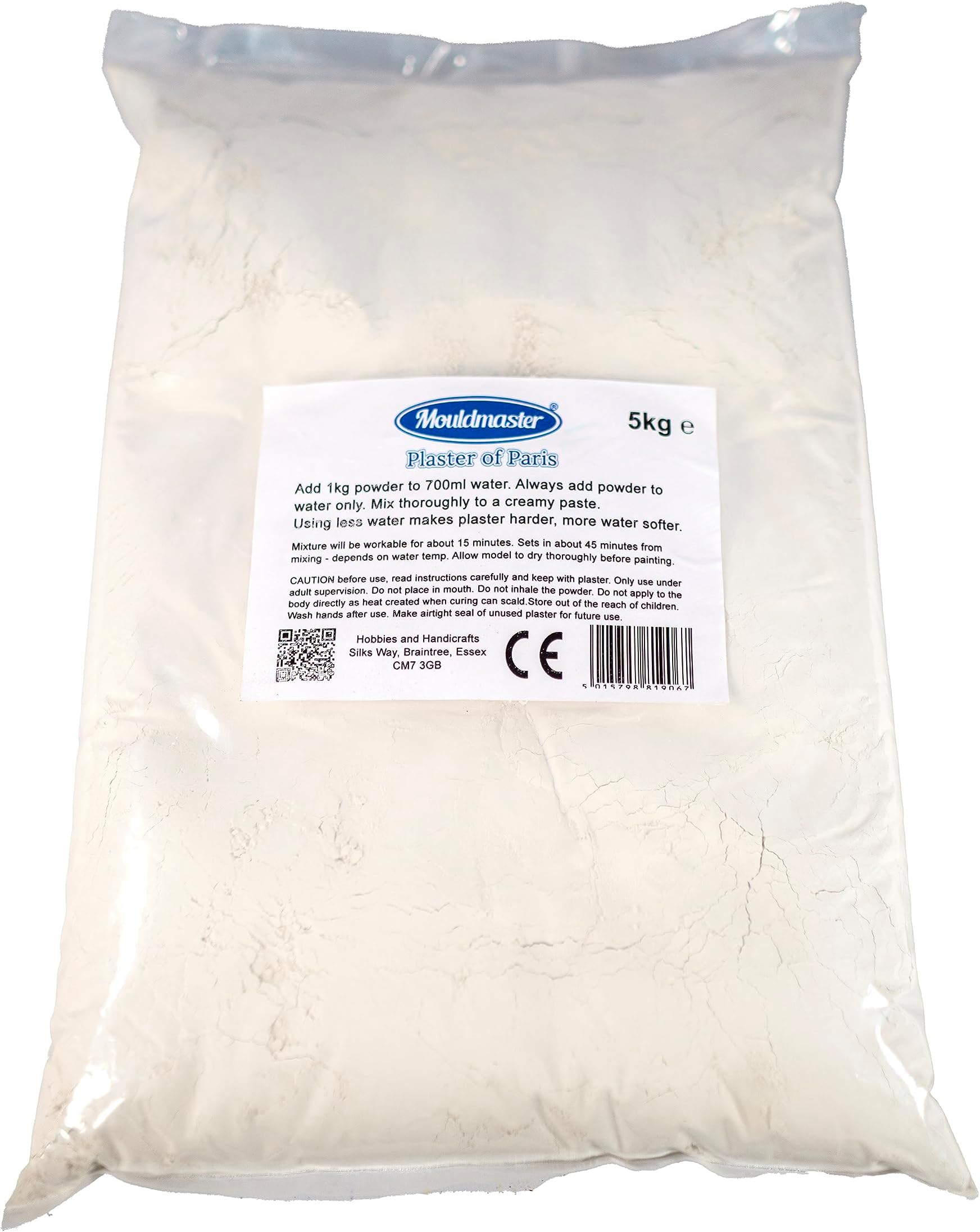 Mouldmaster 5 Kg Plaster of Paris, White