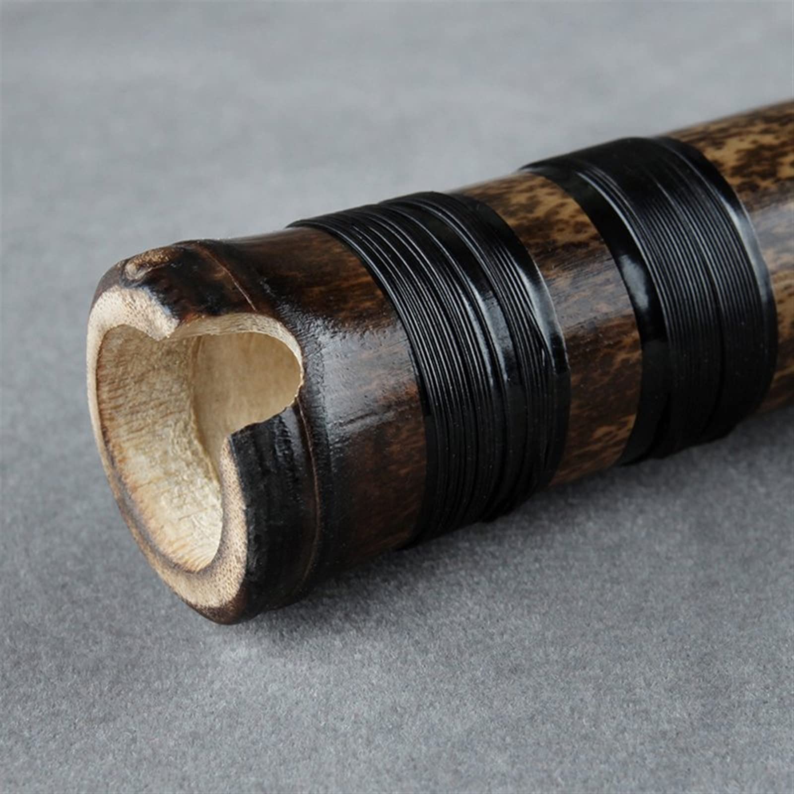 Flautas de bambú Shakuhachi 54cm Flauta Vertical D Clave Shakuhachi 5 Agujeros Flauta De Bambú Instrumento De Viento De Madera