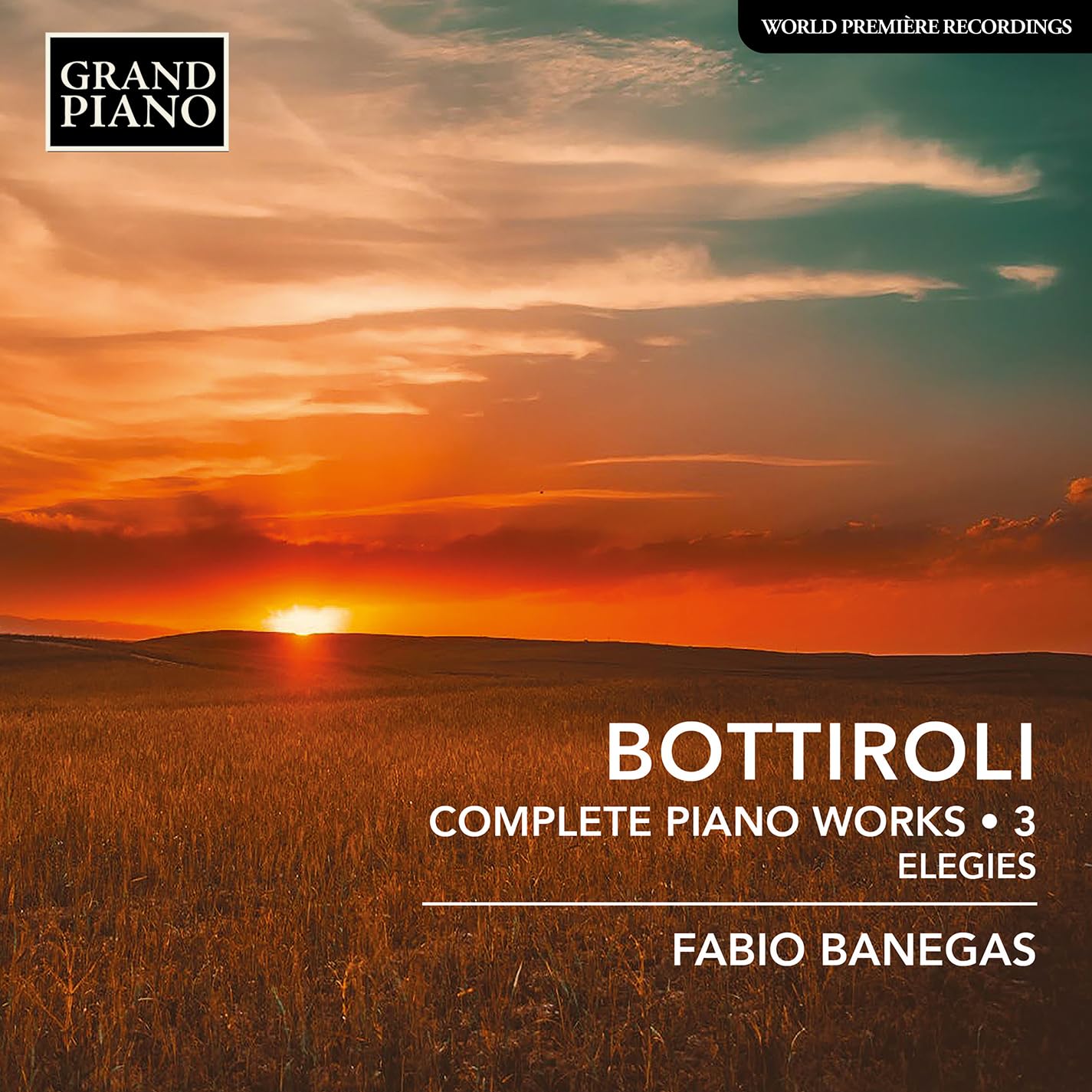 Jose Antonio Bottiroli: Complete Piano Works, Vol. 3 - Elegies