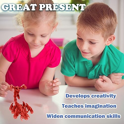 Miniatura 3 de DOSSAYUN Juguetes impresos en 3D, juguete de escorpión, figuras de acción de escorpión para alivio de la ansiedad, juguetes giratorios y articulados