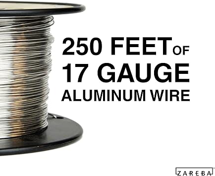 Fi-Shock FW-00018D 17 Gauge Aluminum Wire for Electric Fencing, 250 ft - 8 Pack