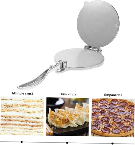 Miniatura 3 de prensa de masa empanada fabricante prensa tortilla prensa 6.49 pulgadas tortilla calentador harina tortilla metal muere acero