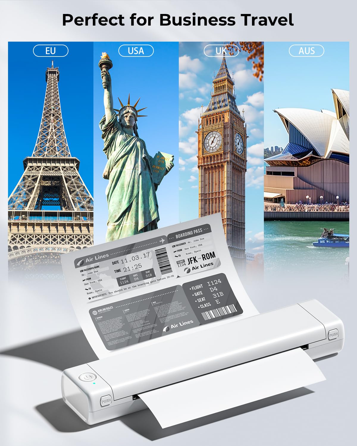 Phomemo M08F Stampante Portatile A4 Bluetooth Usb - Dettaglio