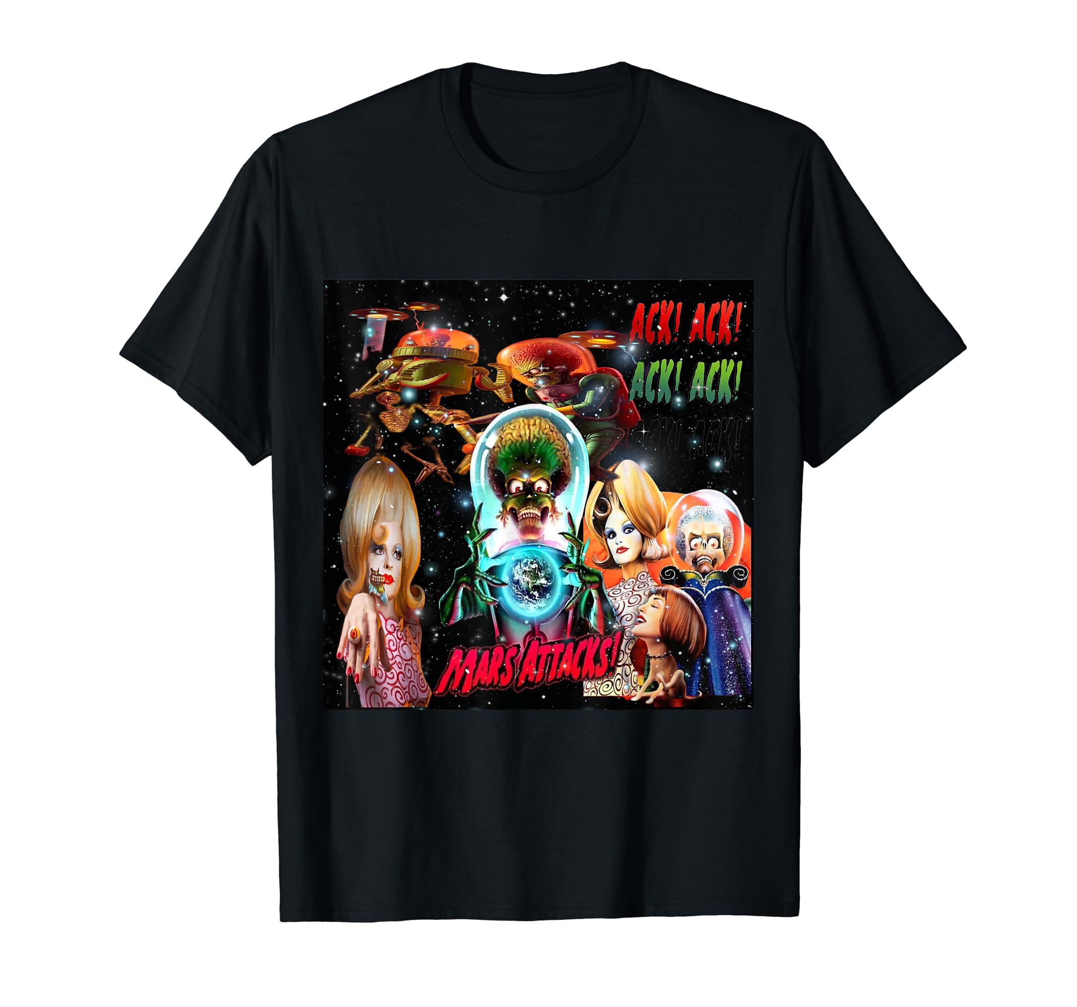 Hair By Shone K, LLCMars Attacks Space Adventure Graphic T-Shirt