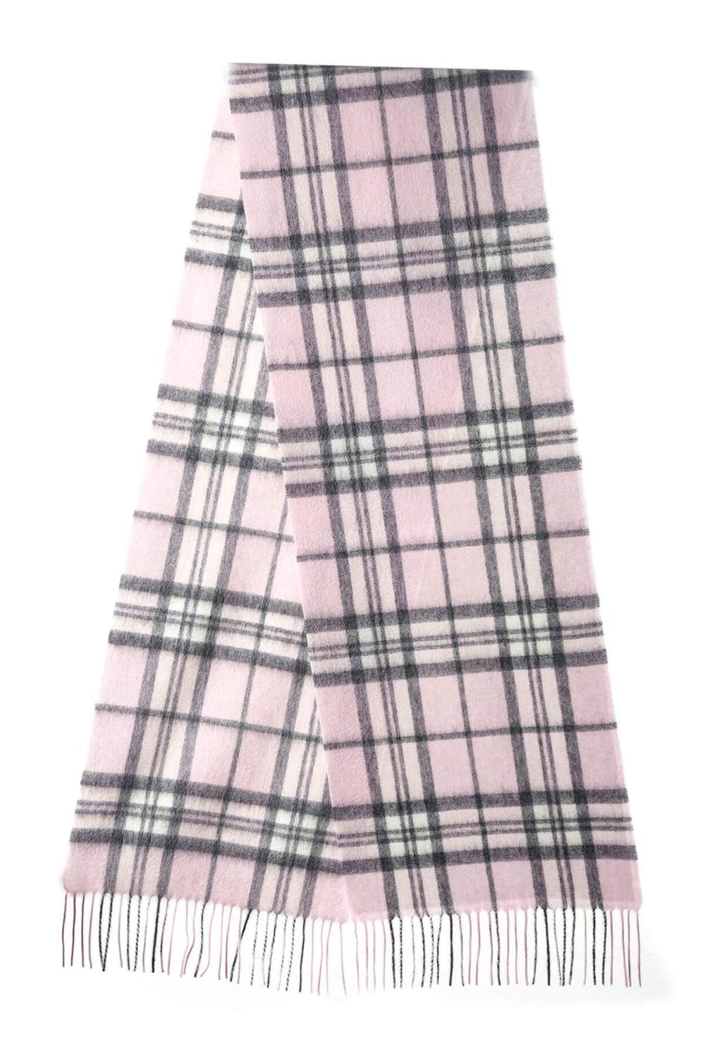 Edinburgh Cashmere Unisex Pink Premium Extra Fine Lambswool Scarf | Soft Warm Lightweight Large Winter Wrap Stole | 30 X 175 Cm | Winter Wear For Men And Women (Pink)