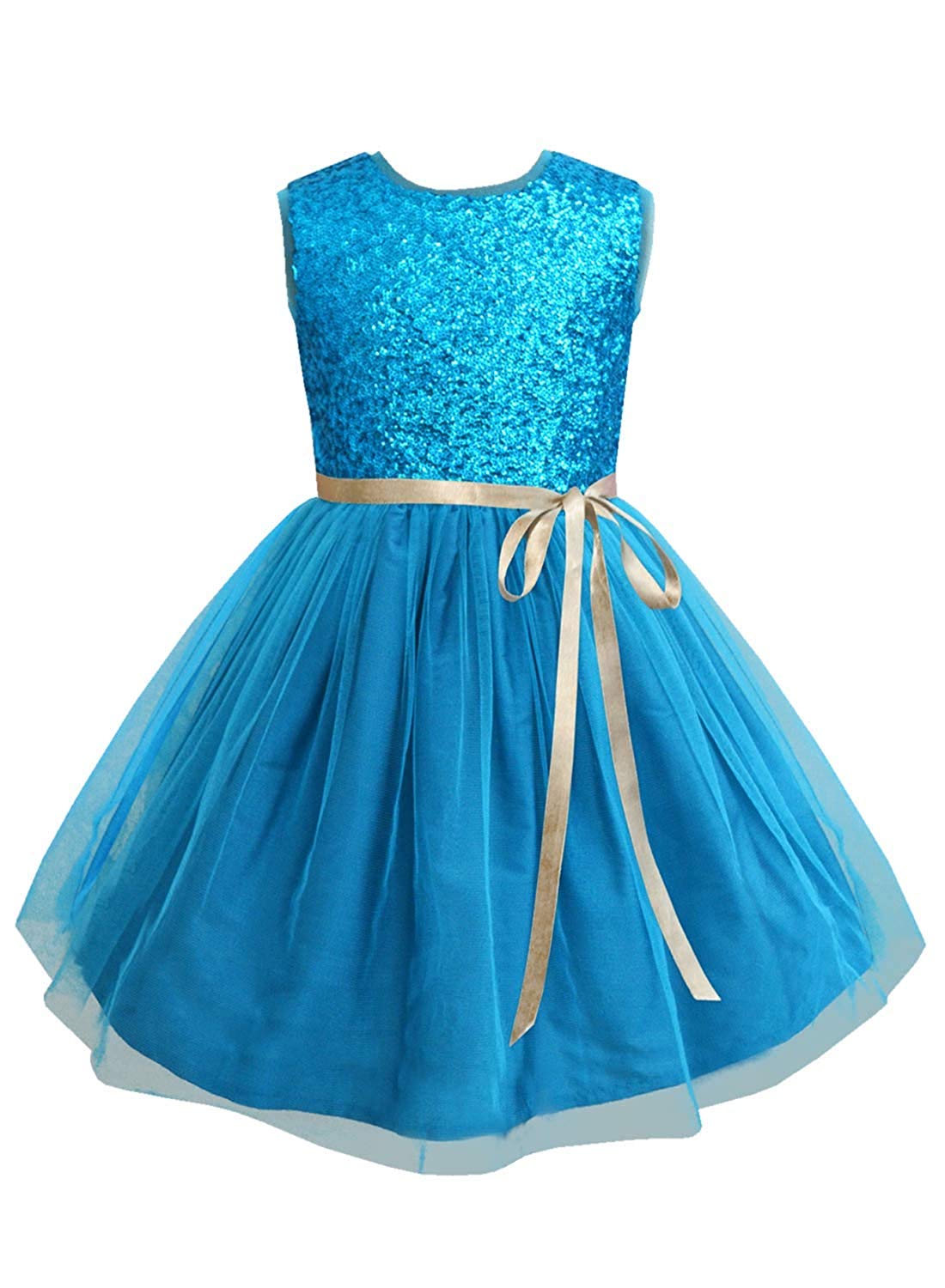 A.T.U.N. (ALL THINGS UBER NICE) Kleid für Mädchen, Standardlänge, Polyester, GDRS, GLT
