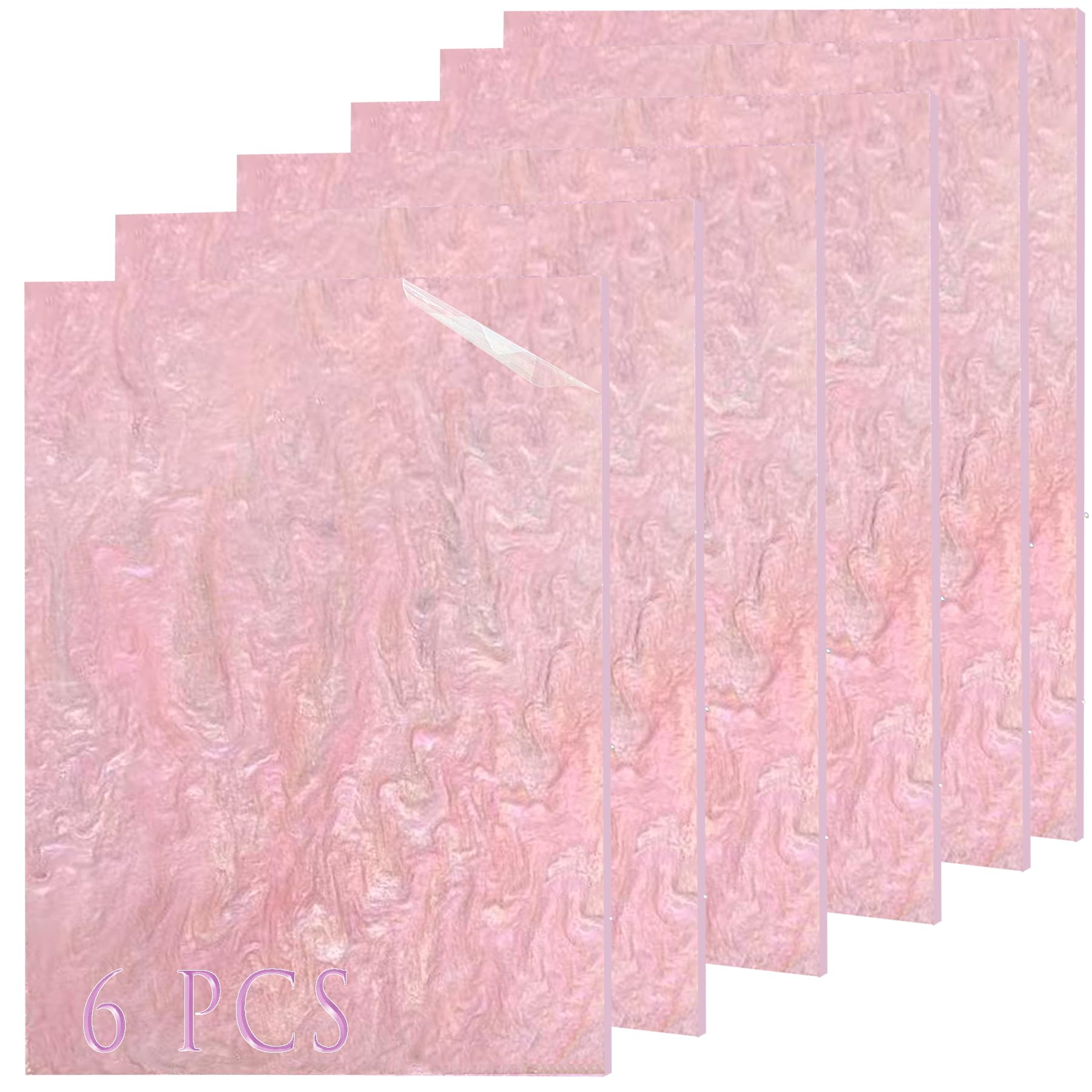 Glitter Acrylic Sheets - 6 Colors, Nebula Swirls -21