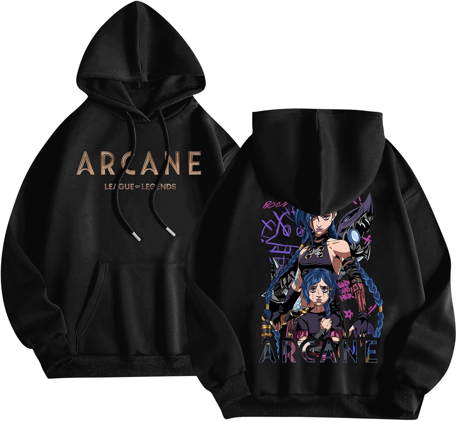 Sudadera con capucha arcana para hombre y mujer Colombia Ubuy