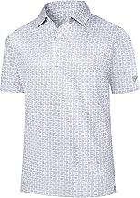 Boyzn Men's Golf Shirt - Breathable & Quick-Drying Polo Shirt, Lightweight Plain / Printed Shirt for Leisure and Sports