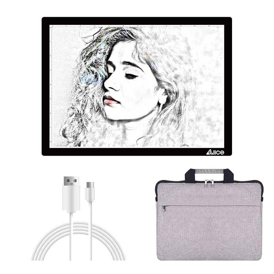 Amazon.com: LED Light Pad, ELICE A4 Wireless Battery Powered