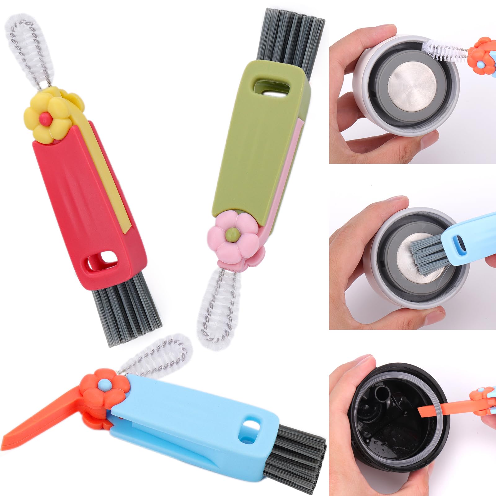 Amazon.com: XANGNIER 3 in 1 Cup Lid Gap Cleaning Brush Set