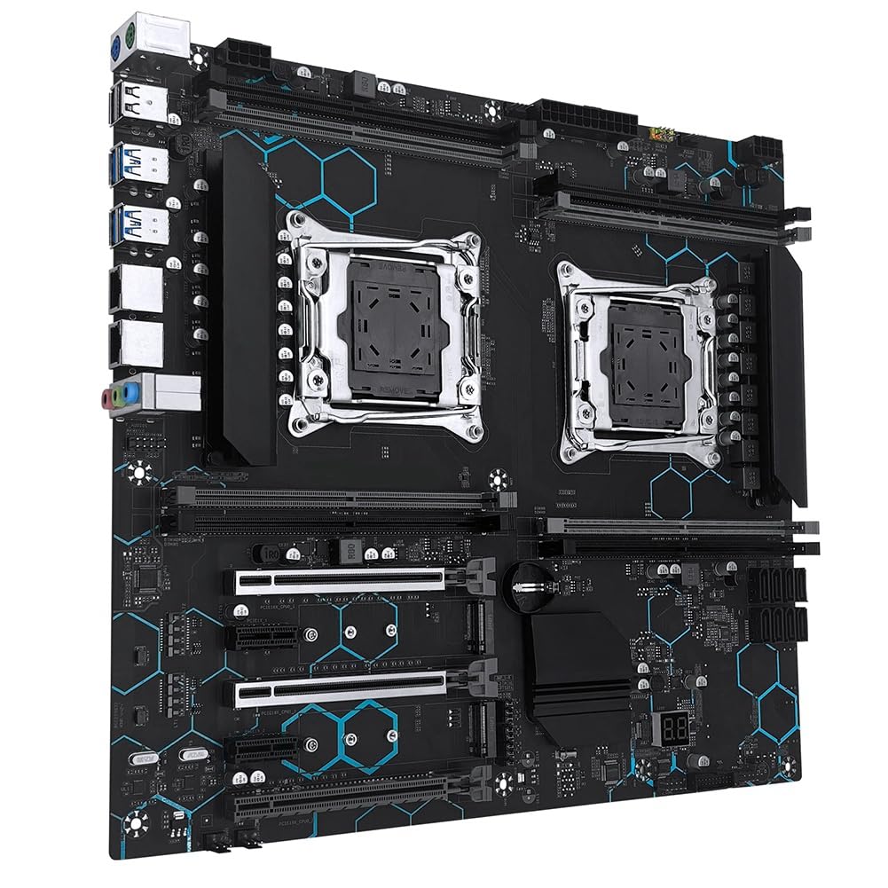 Twnwnekk Placa-mãe Machinist X99 MD8 Dual CPU E-ATX suporta