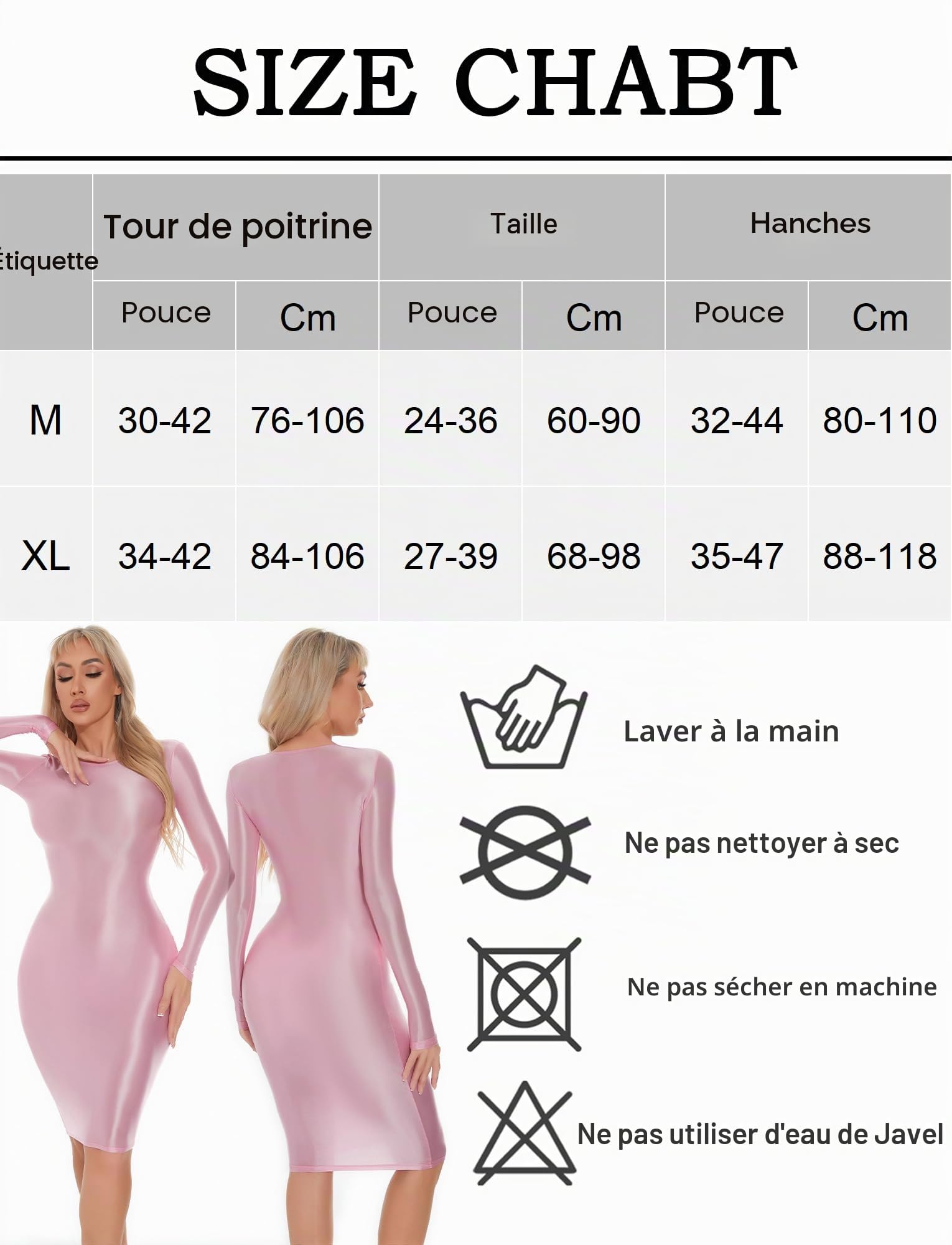 Maeau Robes Femme Brillant Bodycon Robes Sexy Glossy Robe Crayon Manches Longues Robe Taille Moulante Extensible Robe Wrap Huileuse Brillante Robe Club Mi-Longue Robe de Fête Clubwear M XL