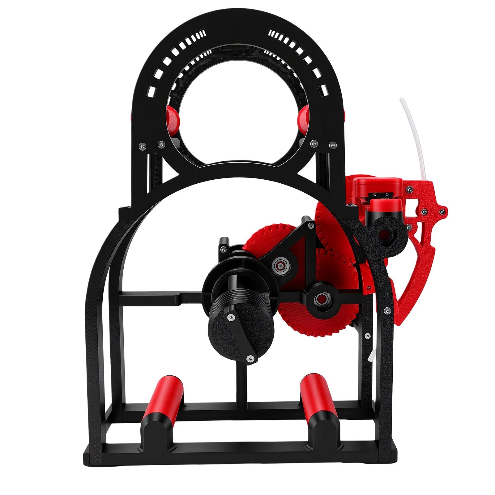 Fafeicy Enrollador de Carrete de Filamento 3D, Rebobinador de Filamento PETG CF para Carretes de 20 Cm, Manivela y Taladro, Tensión Ajustable, para Transferencia de Hilo de Alambre de
