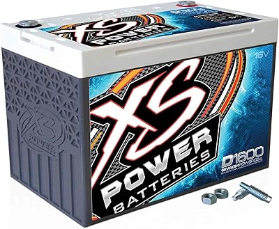 XS Power D1600 16V 2,400 Amp AGM Battery with 38 Stud Terminal