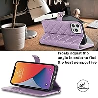 Vista 103 de Havaya Funda para iPhone 13 Pro Max y iPhone 12 Pro Max, cartera compatible con magsaf 2 en 1, desmontable magnética con tarjetero y ranura trasera