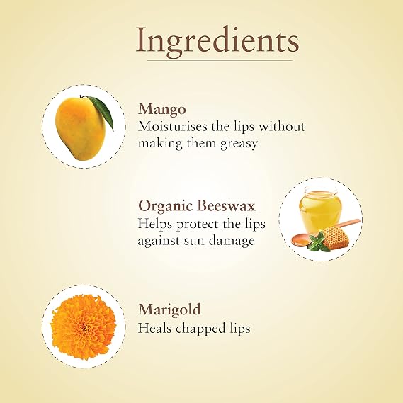 Just Herbs Marigold Mango Lip Contour Balm, 8g