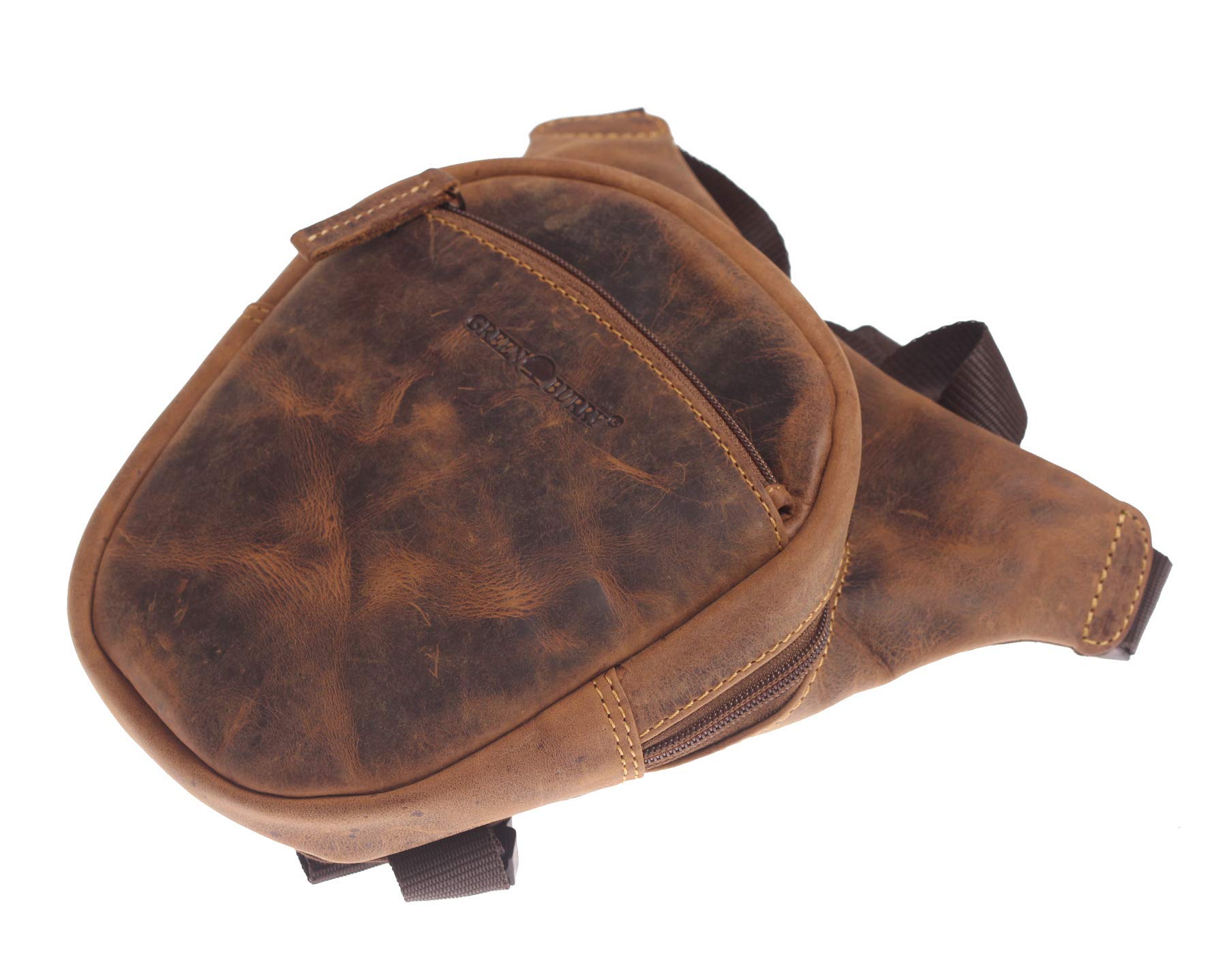 Greenburry Marsupio vintage in pelle 20 cm
