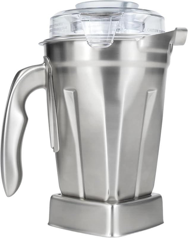 48 oz Stainless Steel Blender Pitcher Replacement for Vitamix C/G Series | Fits 5000, 5200, 6300, 6500, 7500, E310/E320, Pro 200/500/750, VM0101/VM0197; C/G and Explorian 1-year warranty.
