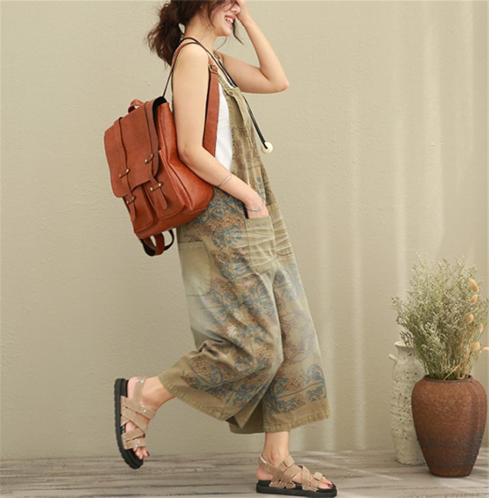 YESNO P91 Women Strap Rompers Jumpsuits Denim Casual Bib Pants Embroidery Distressed Boyfriend Wide Leg : Clothing, Shoes & Jewelry