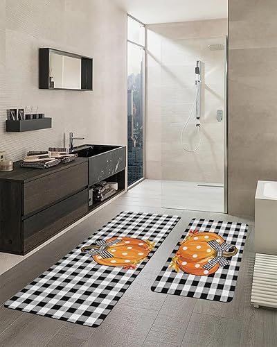 Miniatura 2 de Tapete de baño para bañera, antideslizante, de secado rápido y absorbente, de tierra de diatomeas, para cocina, tapete de Acción de Gracias, otoño,