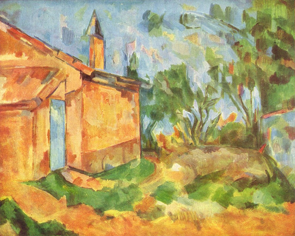 Affiche Paul Cézanne Bright House pour créer un coin lecture inspirant et lumineux