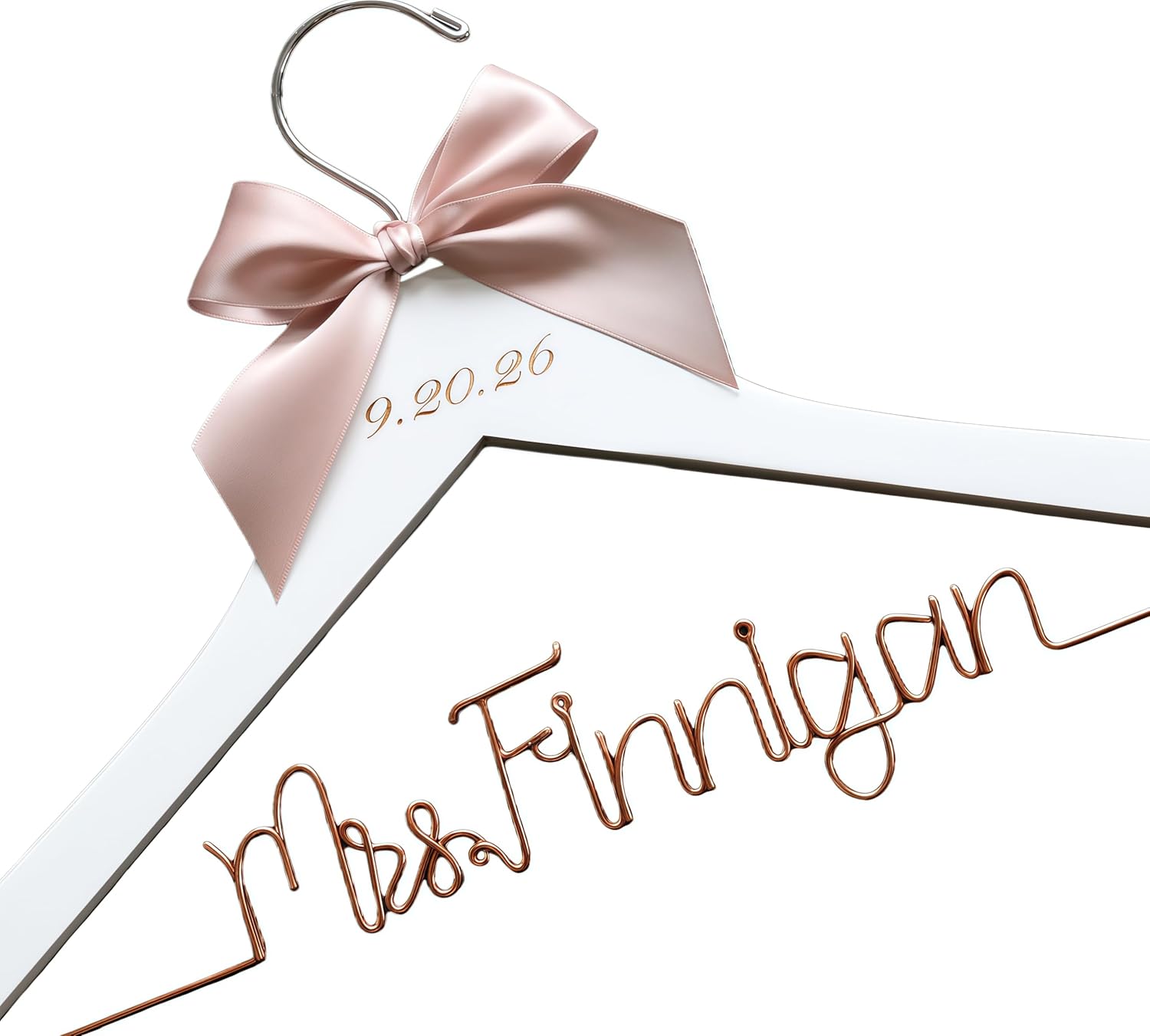 Bridal Dress Hangers | Wedding and Bridesmaid Gifts, Bridesmaids | Customized Hangers for Mr. and Mrs., Personalized Customization