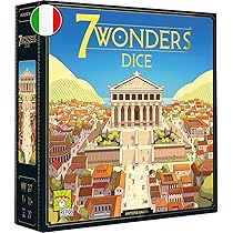 Asmodee – 7 Wonders Dice Gioco da tavolo roll & write – Gioco strategico e veloce per 2-7 giocatori dai 10 anni in su – 25 min – Versione italiana