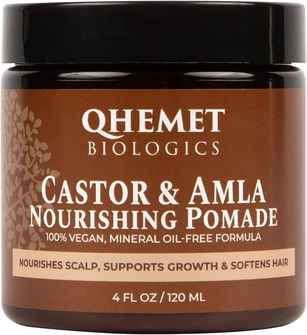 Qhemet Biologics Castor and Amla Nourishing Pomade 120ml