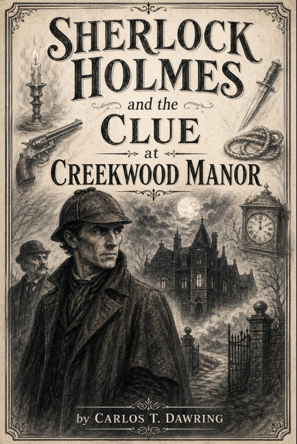 Sherlock Holmes and the Clue at Creekwood Manor: A Classic Holmes Case Where Every Weapon Tells a Lie (The Carlos T Dawring Victorian Murder Mysteries)