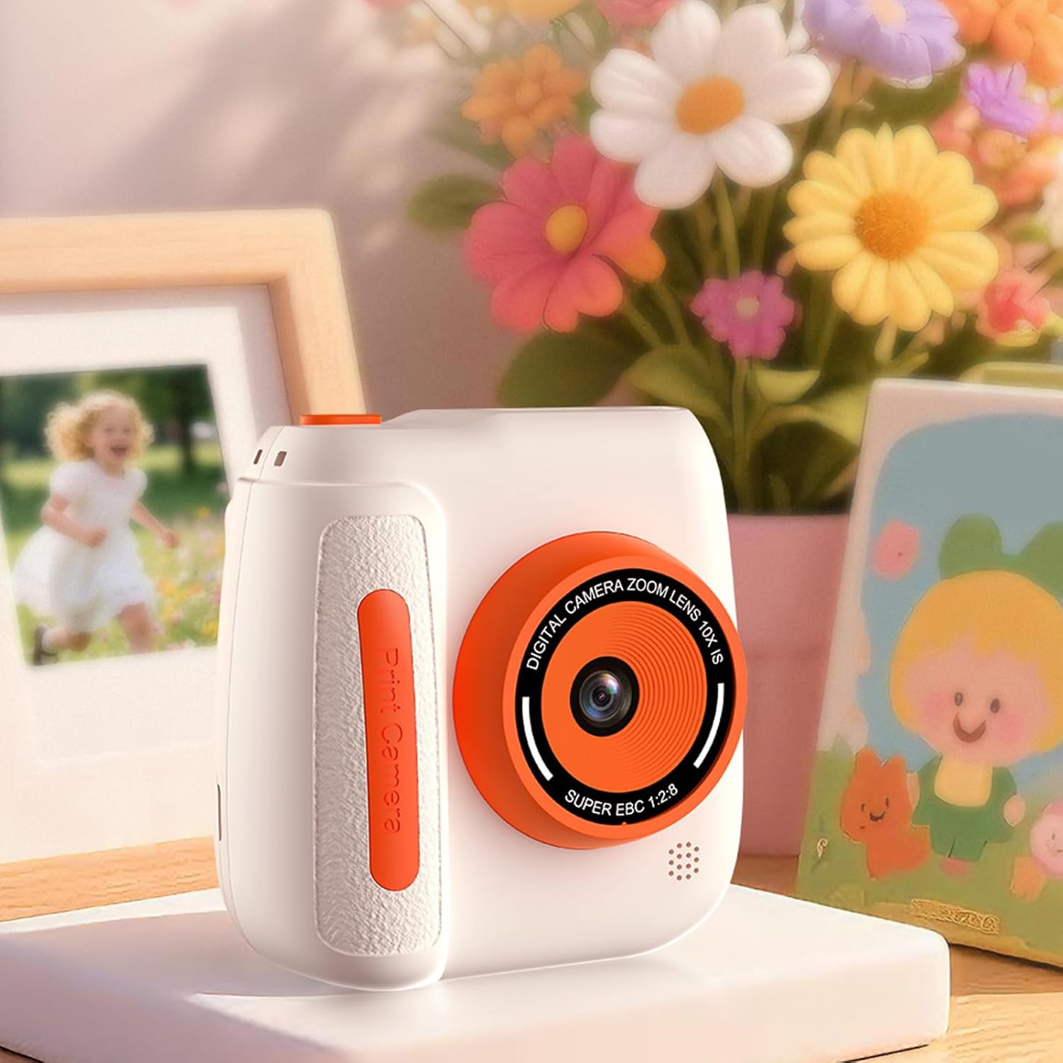 チャイルドレンズダブルレンズカメラ写真印刷0.2SシャッターオートホワイトバランスABSトイギフトアイプロテクションスクリーンチルド