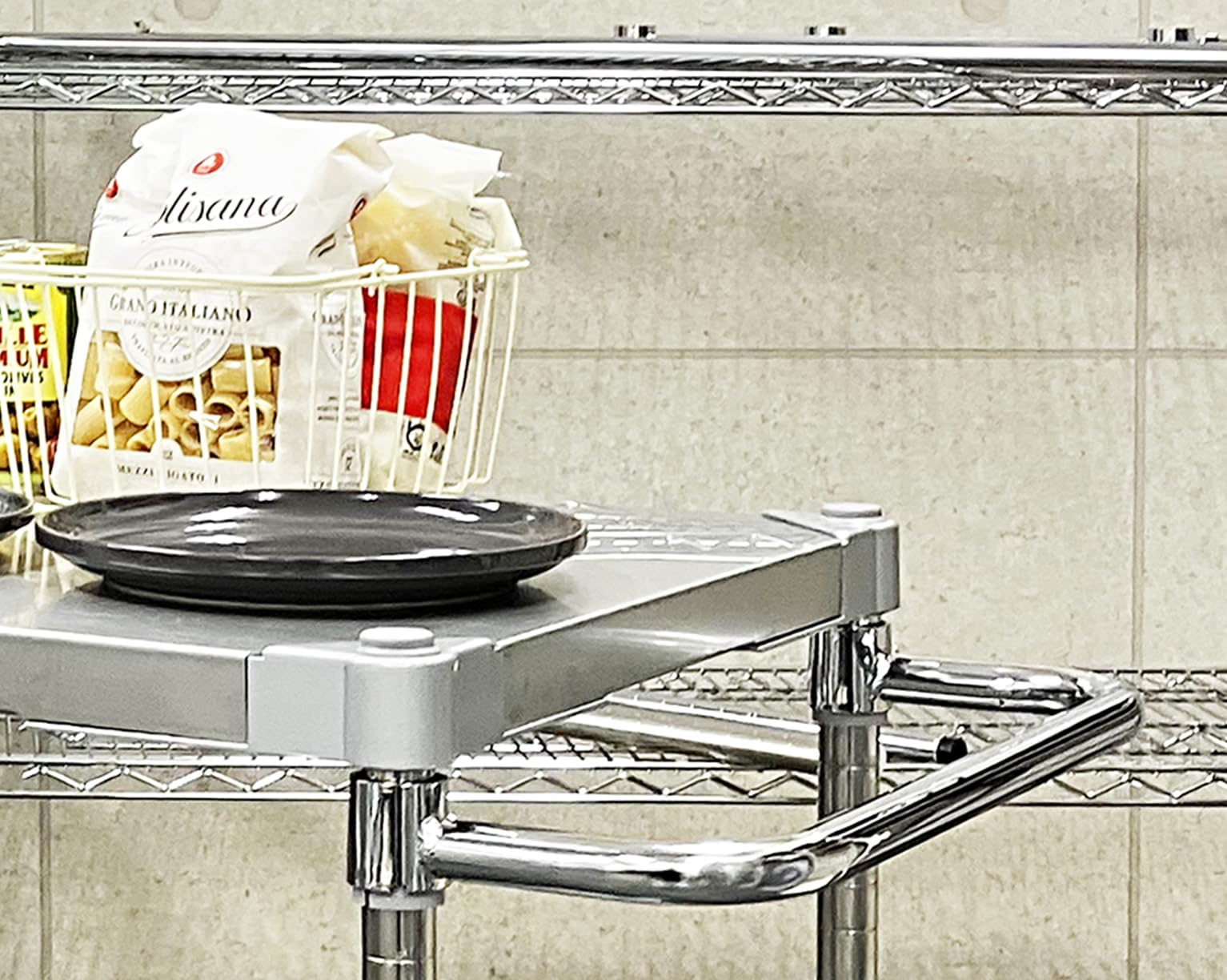 EEK73 SOLNO ステンレス製 2段 キャスターワゴン 上トレー脱着式 EEK73 SOLNO ステンレス製 2段 キャスターワゴン 上トレー脱着式