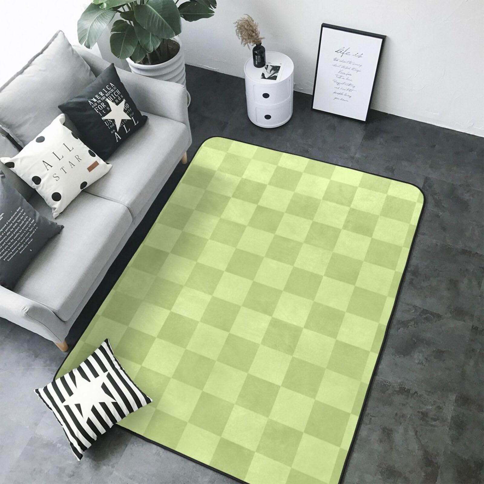 Tapis doux lavable et antidérapant grand format pour chambre