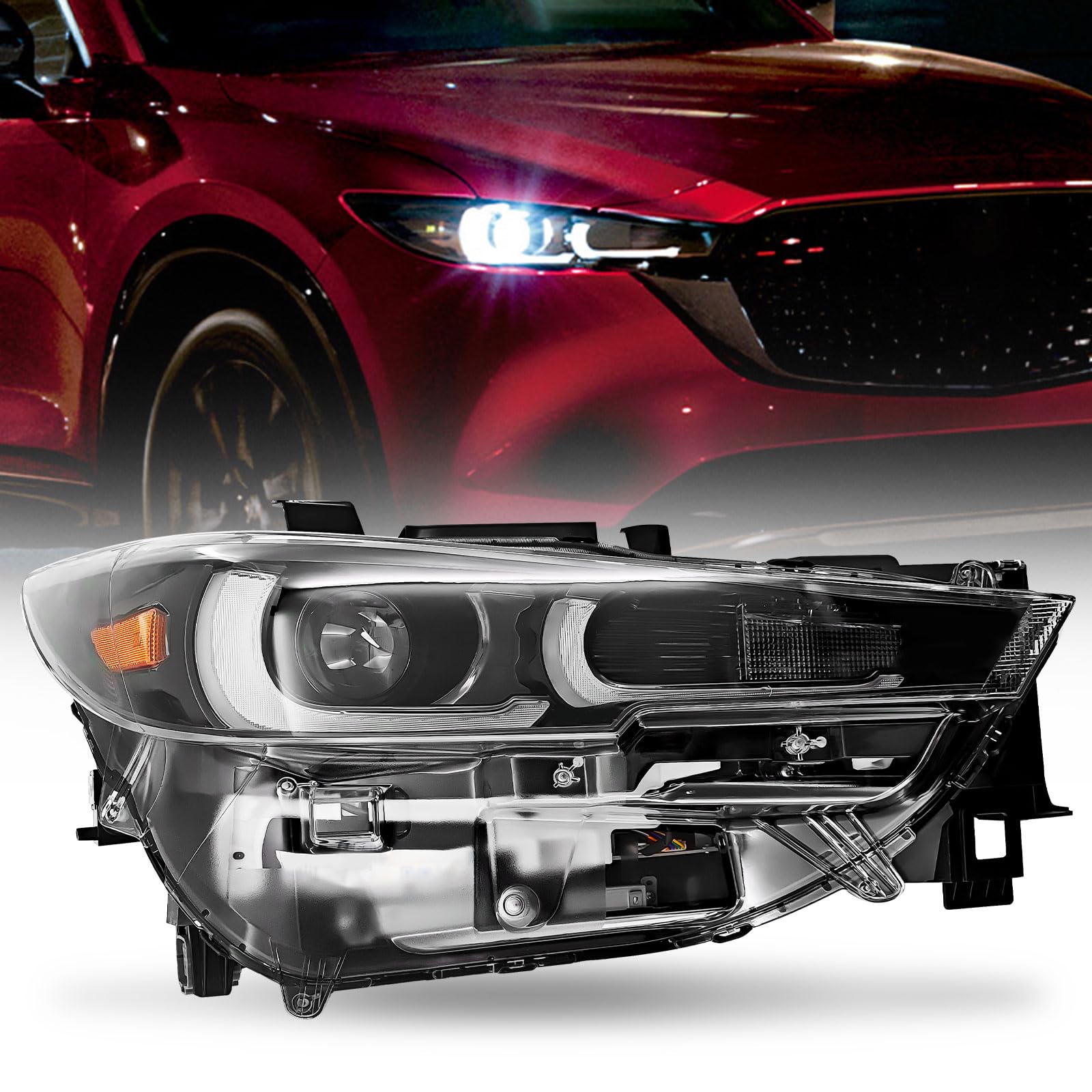 Amazon.com: Headlight Lamp Assembly Driver Right Side LED W/AFS