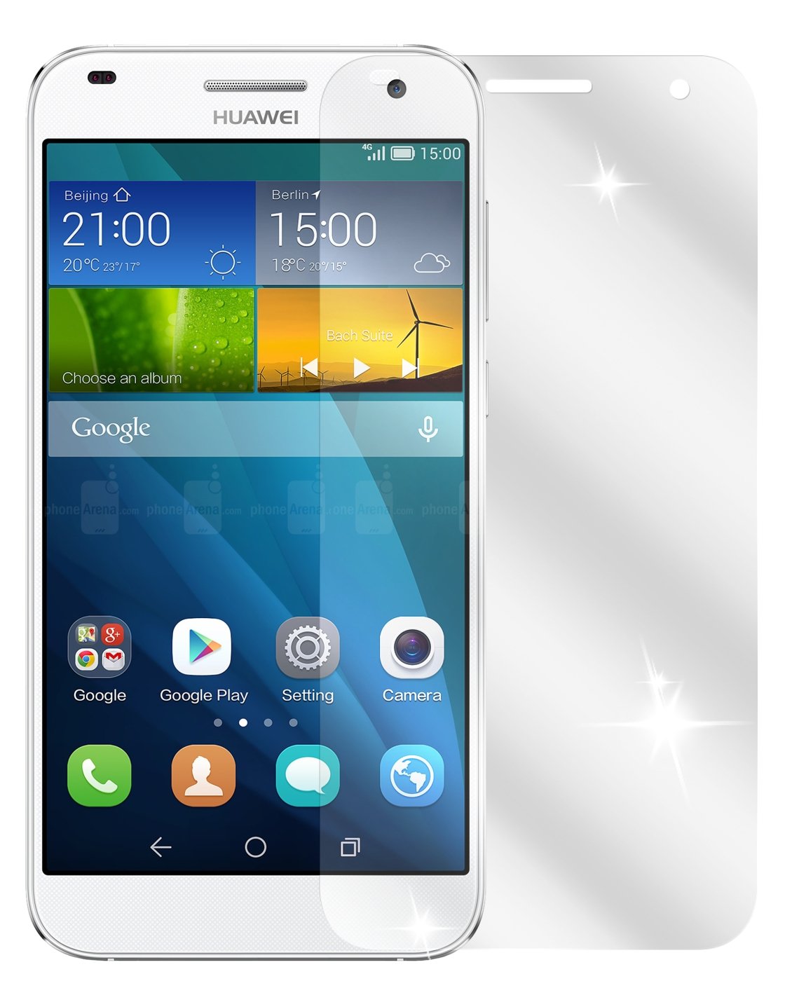Dipos 2 Pellicole Protettive Crystalclear Per Huawei Ascend W1 – Protezione Anti Graffio HD